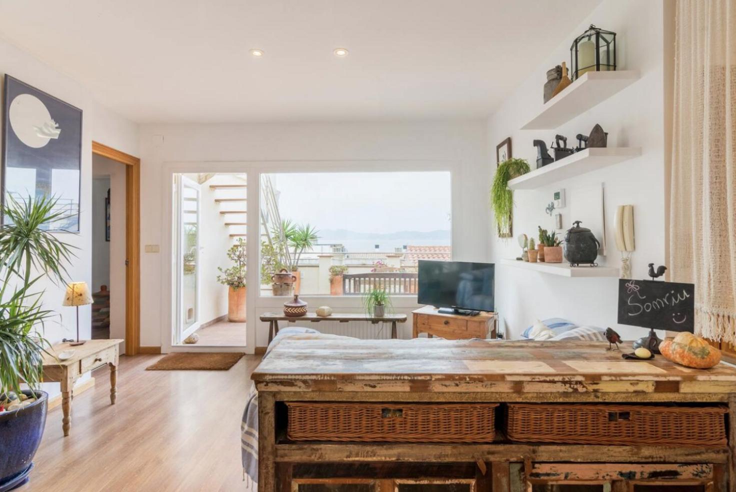 Vive Tu Vida Sonada Delante Del Mar Apartment L' Escala Luaran gambar